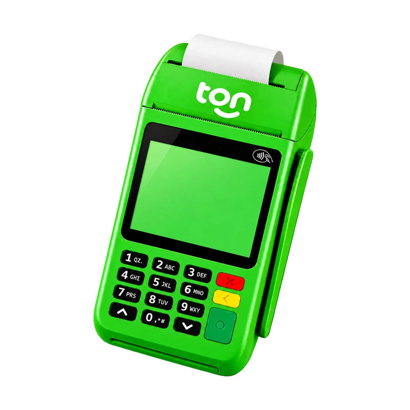 Maquininha Ton T3 com impressora